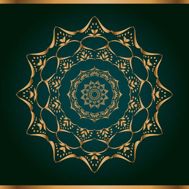 Luxury Gold Mandala Design Vector Design