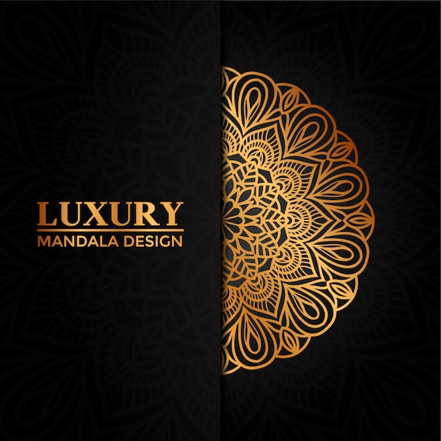 luxury gold mandala