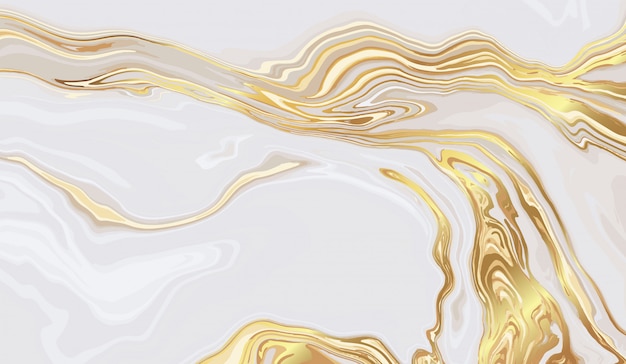 ベクトル 豪華な金の大理石の背景デザイン