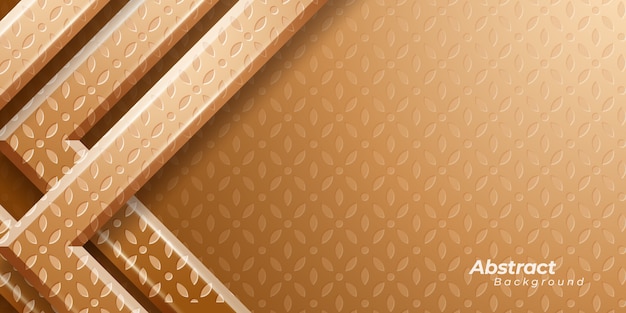 Luxury golden background with abstract pattern.