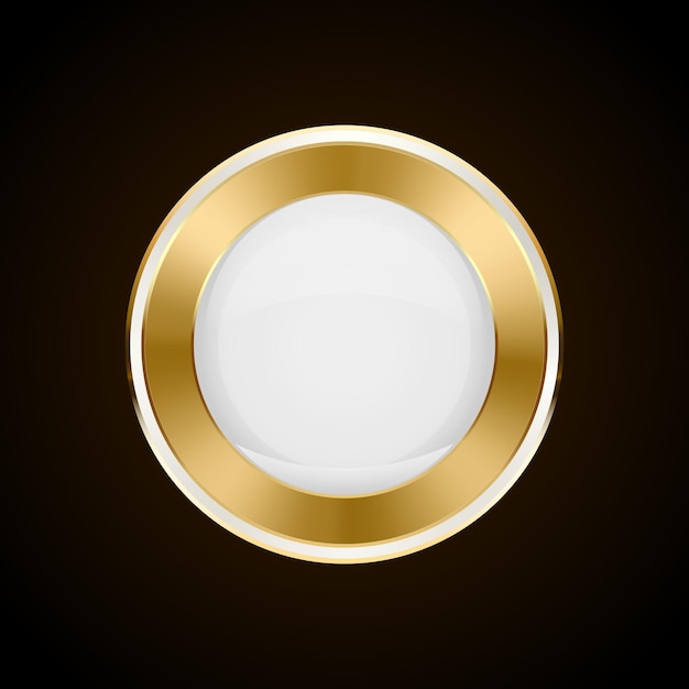 Luxury golden badges and labels Retro vintage circle badge design