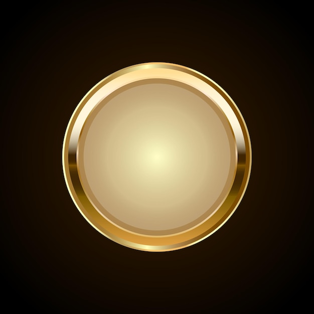 Luxury golden badges and labels retro vintage circle badge design