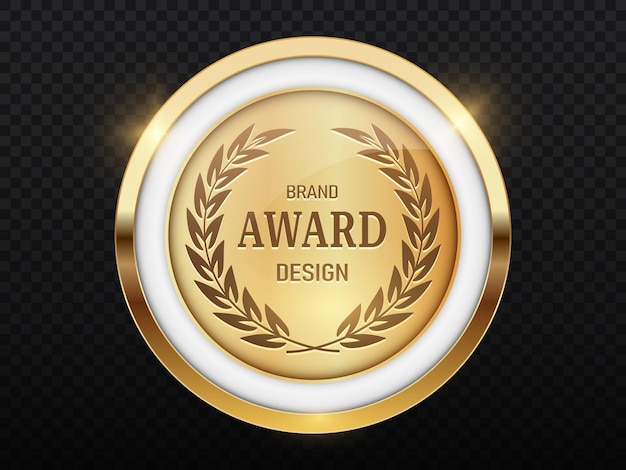 Vector luxury golden badges