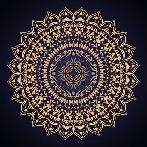 Luxury golden mandala background