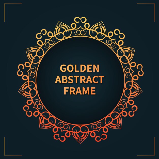 Luxury Golden  mandala design Premium collection Free Vector