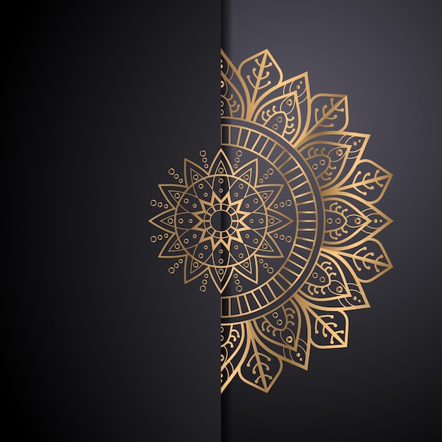 Luxury golden Mandala Design