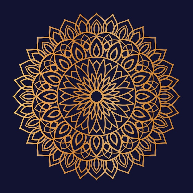 Luxury golden mandala pattern background