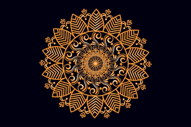 Premium Vector | Luxury golden royal mandala design vector for ...