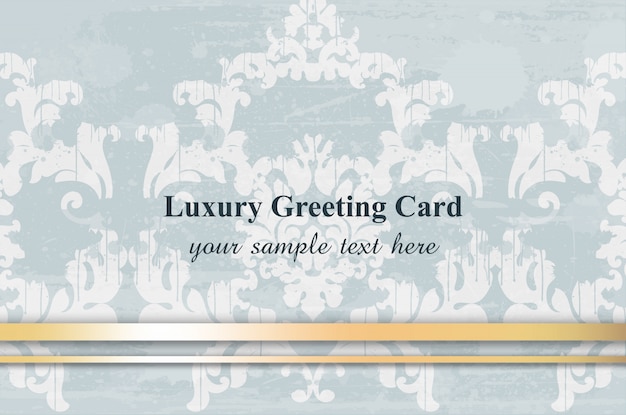 Luxury greeting card