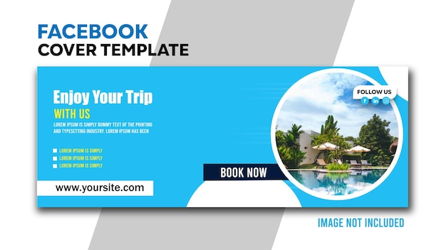 luxury hotel, traveling social media post design