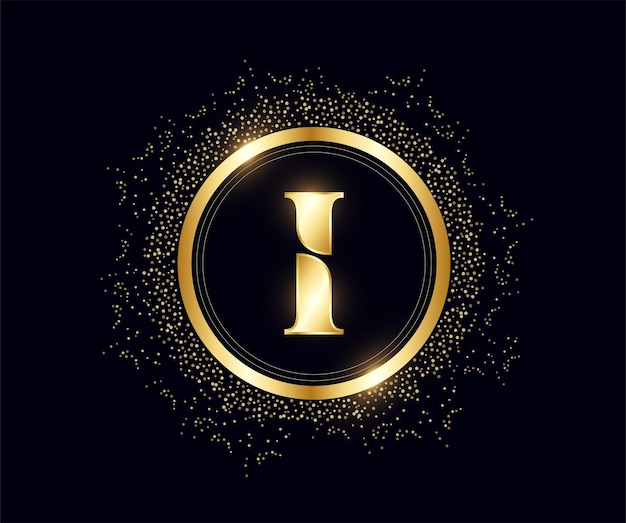 Luxury initial I Logo template for Restaurant, Royalty, Boutique, Cafe, Hotel, Heraldic, Jewelry etc