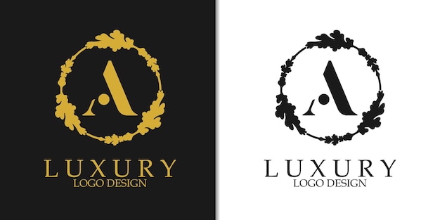 Luxury initial letter A Logo Design,suitable for, business, wedding, boutique, company, etc