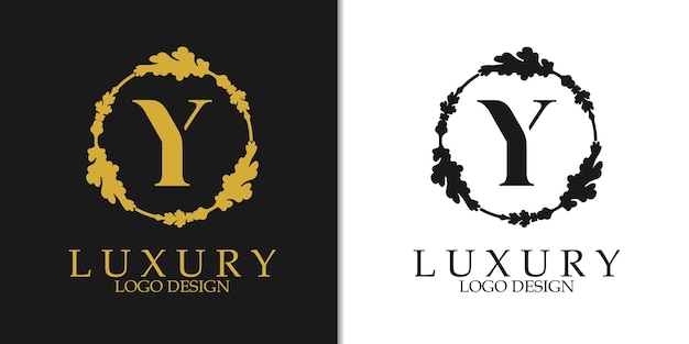 Luxury initial letter Y Logo Design,suitable for, business, wedding, boutique, company, etc