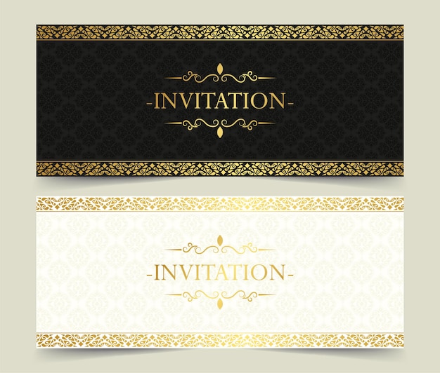 luxury invitation card set