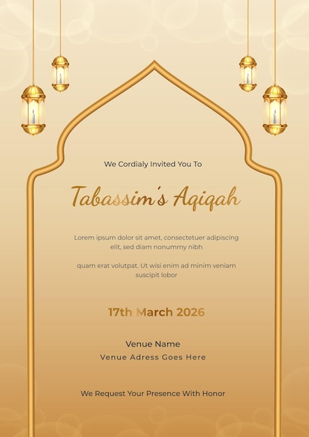 Luxury Invitation template