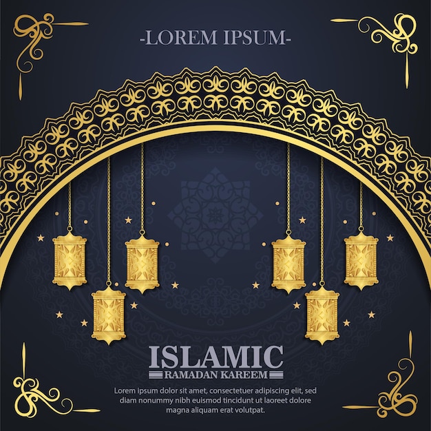 Vector luxury islamic background