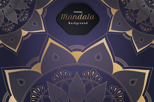 Vector luxury islamic mandala background for print, decoration, wedding invitation.