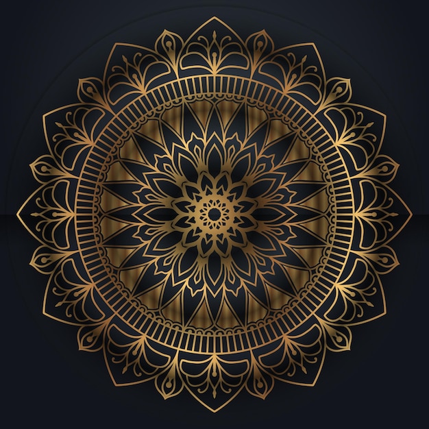 Luxury islamic ornamental mandala design colorful background
