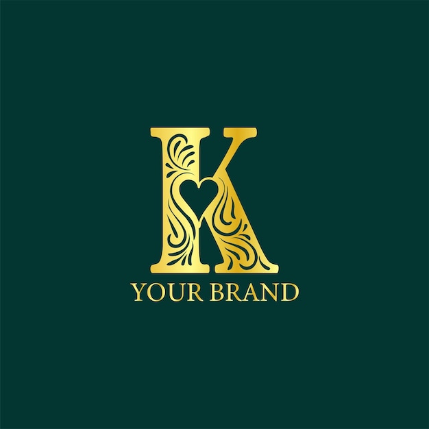 Luxury K Logo Design Template