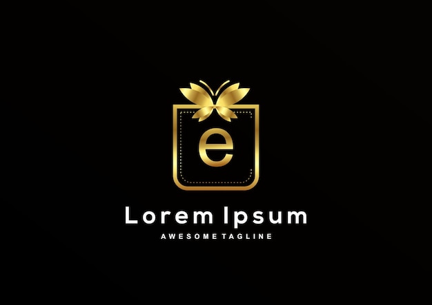 Luxury Letter E logo design collection