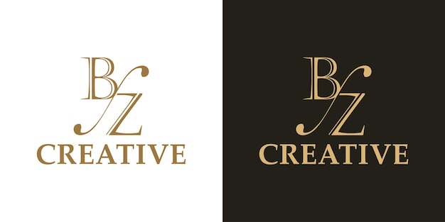 Luxury letter logo design