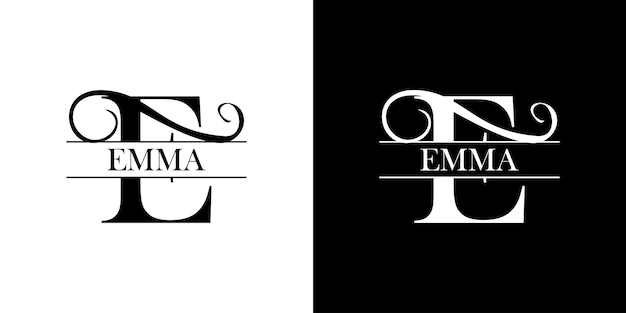 Luxury letter logo design