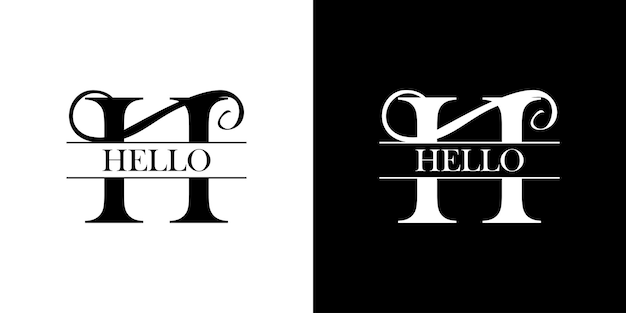 Luxury letter logo design