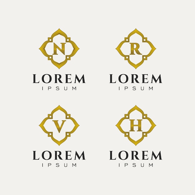 Luxury letter logo