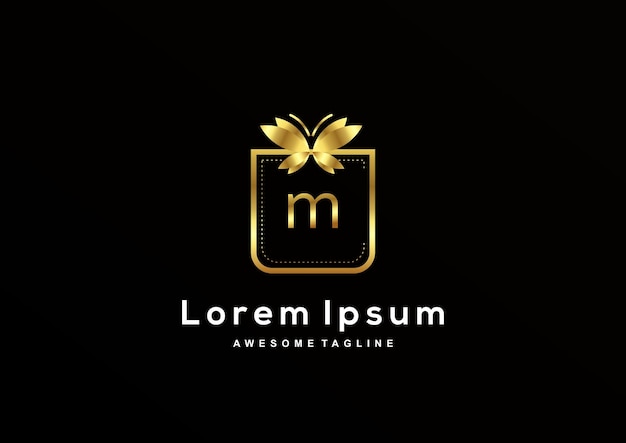 Vector luxury letter m logo design collection