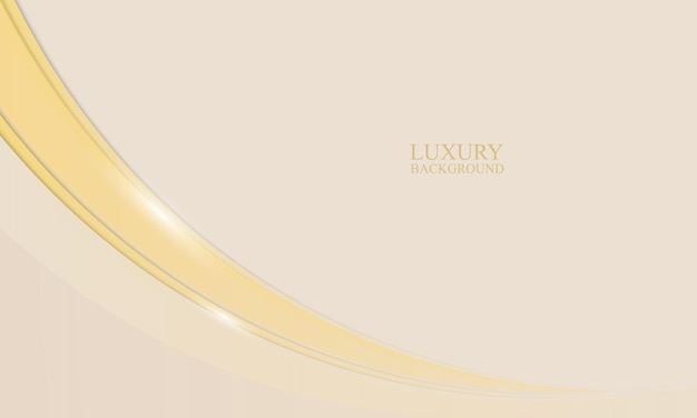 Luxury light brown curved background. vector illustration.