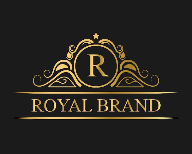 Vector luxury logo of a brand