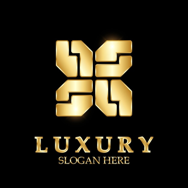 Vector luxury logo design for business and brand identity