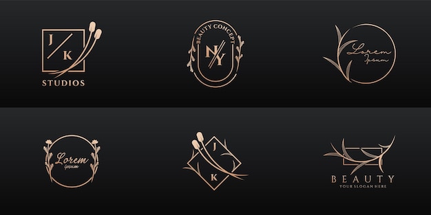 Luxury logo design collection