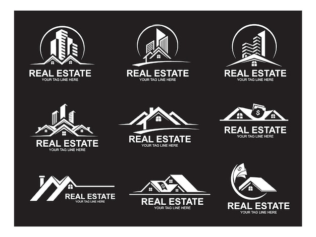 Luxury logo design or Real estate logo design template