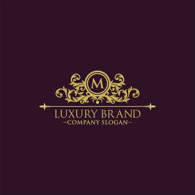 Premium Vector | Luxury logo design vector template