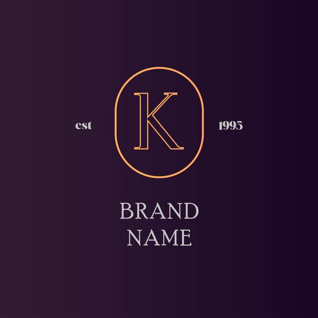 Vector luxury logo design