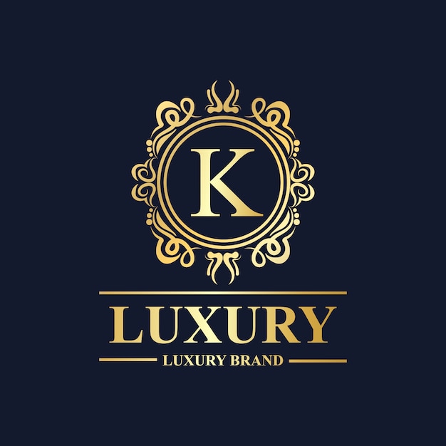 Vector luxury logo premium