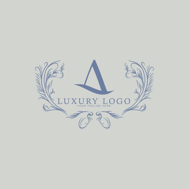 Luxury logo template, luxury products labels design.