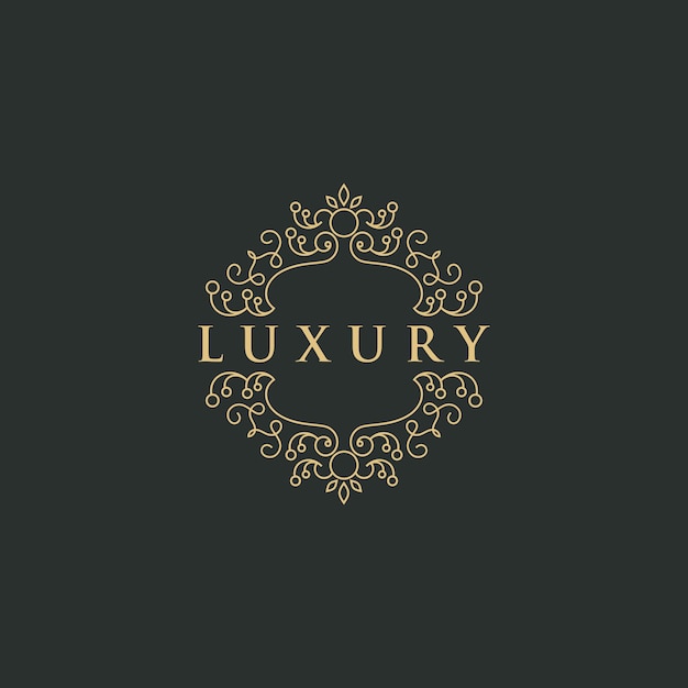 Vector luxury logo template