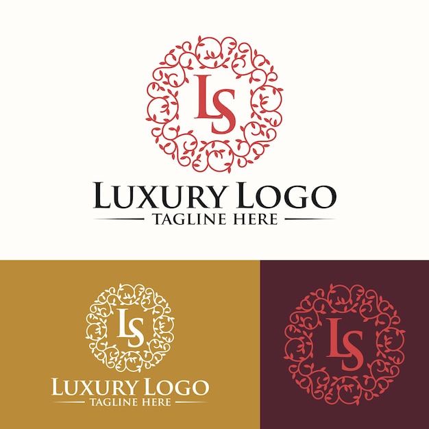 Vector luxury logo templates