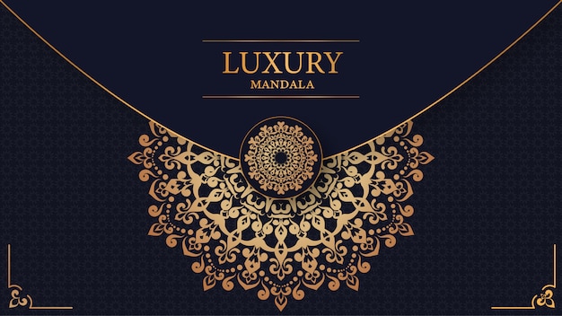 Luxury mandala arabesque ornamental background