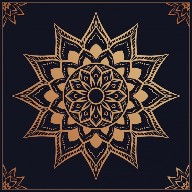 Luxury mandala arabesque ornamental background