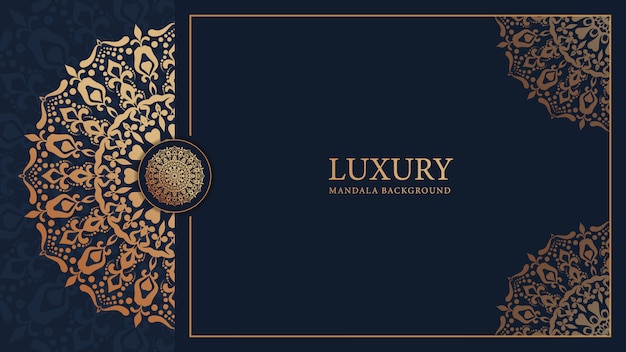 Luxury mandala arabesque ornamental background