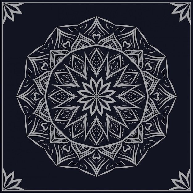 Luxury mandala arabesque ornamental background