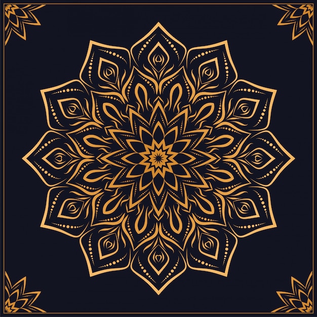 Luxury mandala arabesque ornamental background