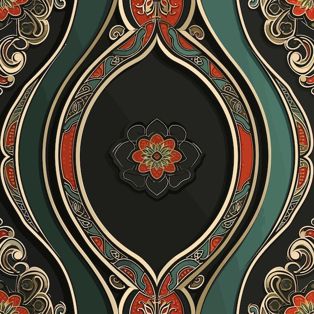 Vector luxury mandala arabesque