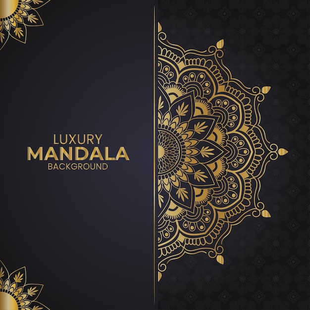 Luxury mandala back ground design template