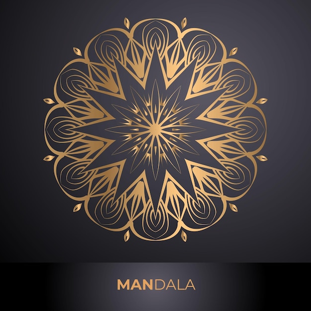 Luxury mandala background art design