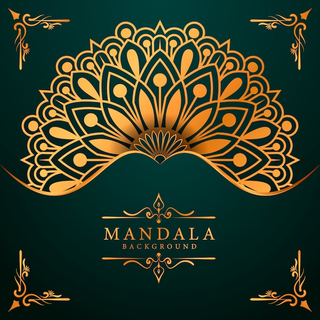 Luxury mandala background for book cover wedding invitation