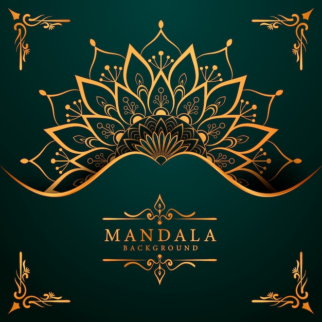 Luxury mandala background for book cover wedding invitation